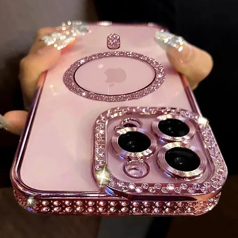 2024 New Fashion Glitter Diamond Transparent Case For iPhone 15 14 Plus 13 12 11 Pro Max Magnetic Wireless Charge Bumper Cover https://bestebuys.com/shop/2024-new-fashion-glitter-diamond-transparent-case-for-iphone-15-14-plus-13-12-11-pro-max-magnetic-wireless-charge-bumper-cover/ BestEbuys - The Best Online Deals