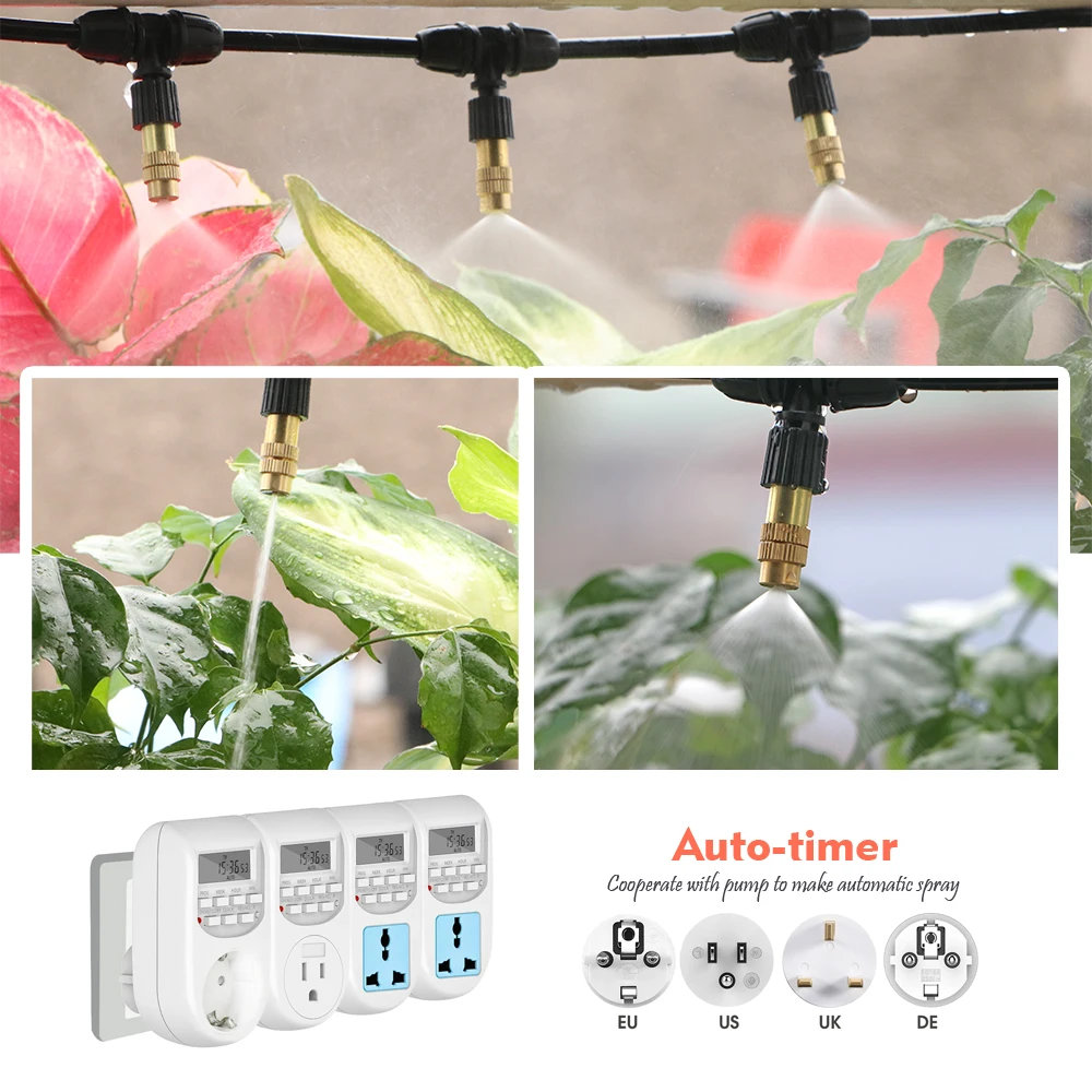 30-5M Garden Adjustable Brass Nozzle Misting Watering System 45/60/80/100W Self-Priming Pump Automatic Cool Irrigation Equipment https://bestebuys.com/shop/30-5m-garden-adjustable-brass-nozzle-misting-watering-system-45-60-80-100w-self-priming-pump-automatic-cool-irrigation-equipment/ BestEbuys - The Best Online Deals