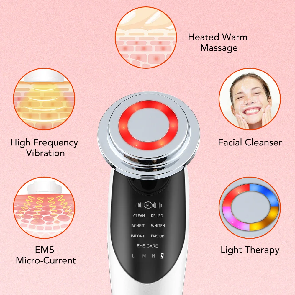 7 in 1 Face Lifting Device EMS RF Microcurrent Skin Rejuvenation Facial Massager Light Therapy Anti Aging Wrinkle Beauty tool https://bestebuys.com/shop/7-in-1-face-lifting-device-ems-rf-microcurrent-skin-rejuvenation-facial-massager-light-therapy-anti-aging-wrinkle-beauty-tool/ BestEbuys - The Best Online Deals