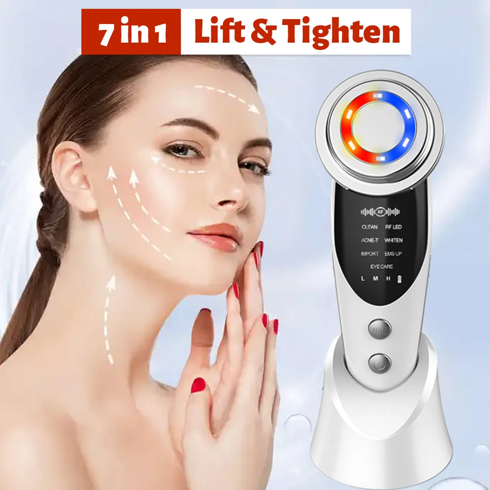 7 in 1 Face Lifting Device EMS RF Microcurrent Skin Rejuvenation Facial Massager Light Therapy Anti Aging Wrinkle Beauty tool https://bestebuys.com/shop/7-in-1-face-lifting-device-ems-rf-microcurrent-skin-rejuvenation-facial-massager-light-therapy-anti-aging-wrinkle-beauty-tool/ BestEbuys - The Best Online Deals