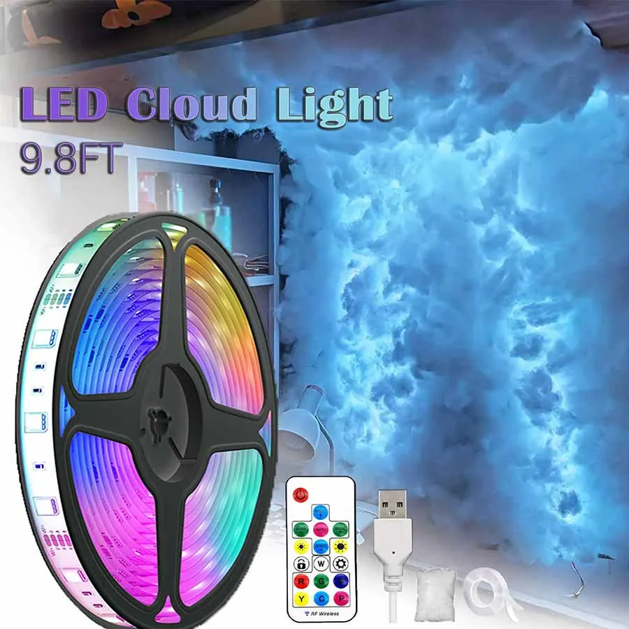 LED 3D Lightning Cloud Light Strip 9.8FT USB Plug Remote Control Dimmable Colorful Atmosphere Bedroom Decoration Night Light https://bestebuys.com/shop/led-3d-lightning-cloud-light-strip-9-8ft-usb-plug-remote-control-dimmable-colorful-atmosphere-bedroom-decoration-night-light/ BestEbuys - The Best Online Deals