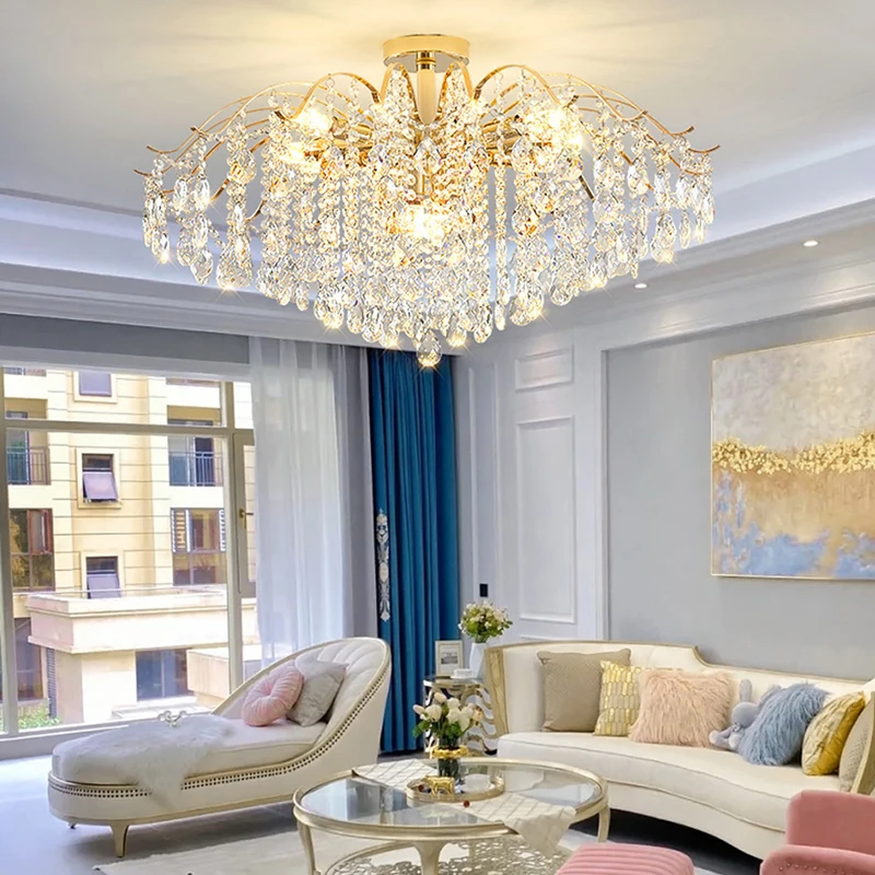 Modern Luxury Crystal Ceiling Chandelier For Living Room dining room Bedroom Ceiling Lamp LED Lights home appliance AC85-260V https://bestebuys.com/shop/modern-luxury-crystal-ceiling-chandelier-for-living-room-dining-room-bedroom-ceiling-lamp-led-lights-home-appliance-ac85-260v/ BestEbuys - The Best Online Deals