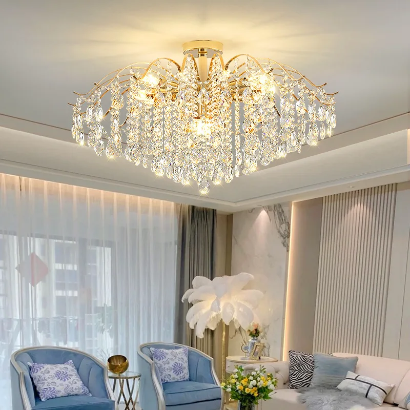 Modern Luxury Crystal Ceiling Chandelier For Living Room dining room Bedroom Ceiling Lamp LED Lights home appliance AC85-260V https://bestebuys.com/shop/modern-luxury-crystal-ceiling-chandelier-for-living-room-dining-room-bedroom-ceiling-lamp-led-lights-home-appliance-ac85-260v/ BestEbuys - The Best Online Deals