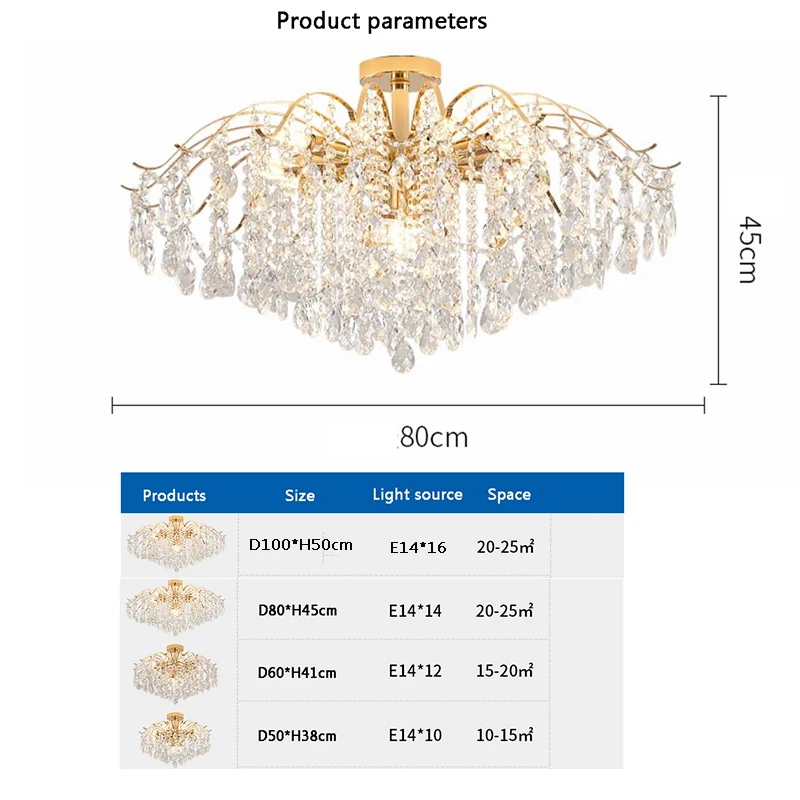Modern Luxury Crystal Ceiling Chandelier For Living Room dining room Bedroom Ceiling Lamp LED Lights home appliance AC85-260V https://bestebuys.com/shop/modern-luxury-crystal-ceiling-chandelier-for-living-room-dining-room-bedroom-ceiling-lamp-led-lights-home-appliance-ac85-260v/ BestEbuys - The Best Online Deals