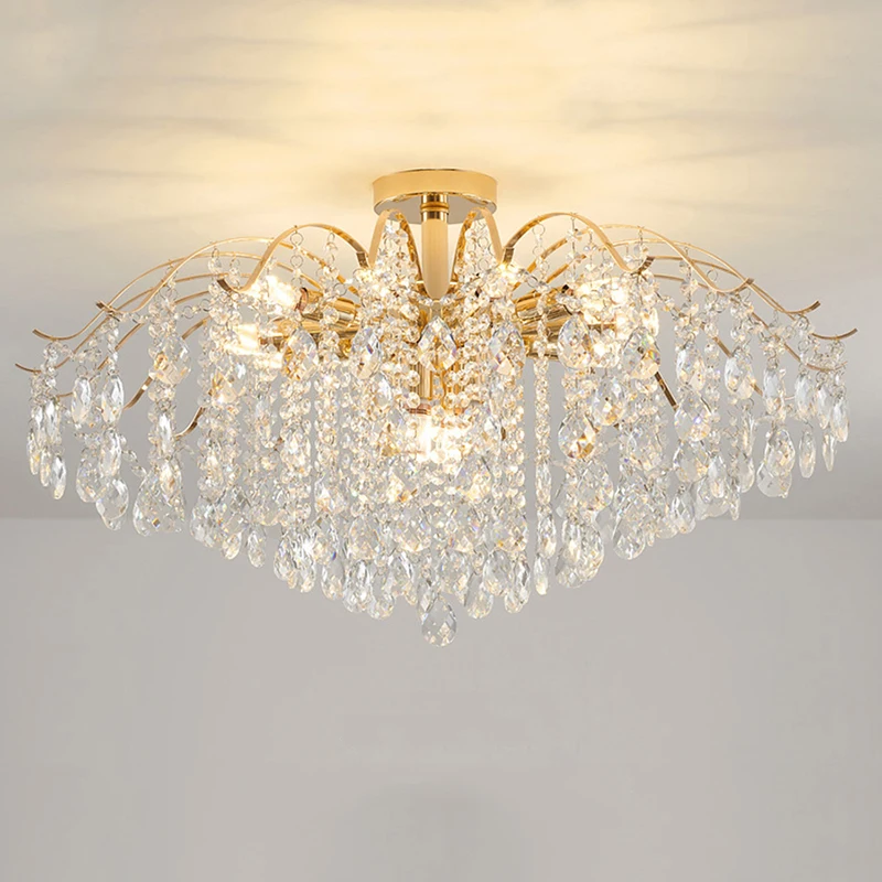 Modern Luxury Crystal Ceiling Chandelier For Living Room dining room Bedroom Ceiling Lamp LED Lights home appliance AC85-260V https://bestebuys.com/shop/modern-luxury-crystal-ceiling-chandelier-for-living-room-dining-room-bedroom-ceiling-lamp-led-lights-home-appliance-ac85-260v/ BestEbuys - The Best Online Deals