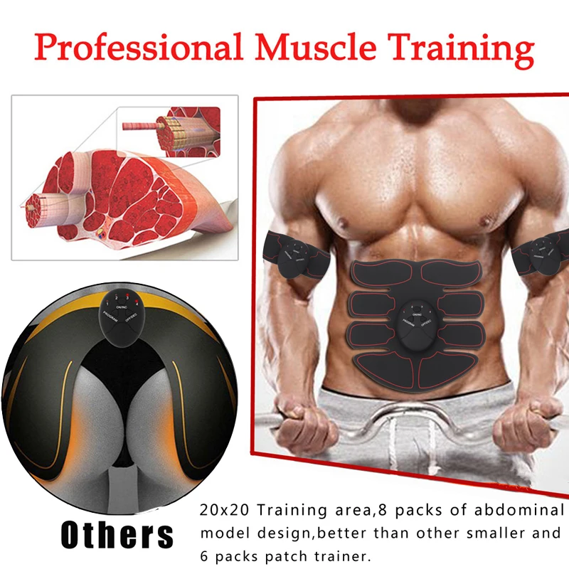 Wireless EMS Muscle Stimulator ABS Abdominal Muscle Trainer Toner Body Fitness Hip Trainer Shaping Patch Sliming Trainer Unisex https://bestebuys.com/shop/wireless-ems-muscle-stimulator-abs-abdominal-muscle-trainer-toner-body-fitness-hip-trainer-shaping-patch-sliming-trainer-unisex/ BestEbuys - The Best Online Deals