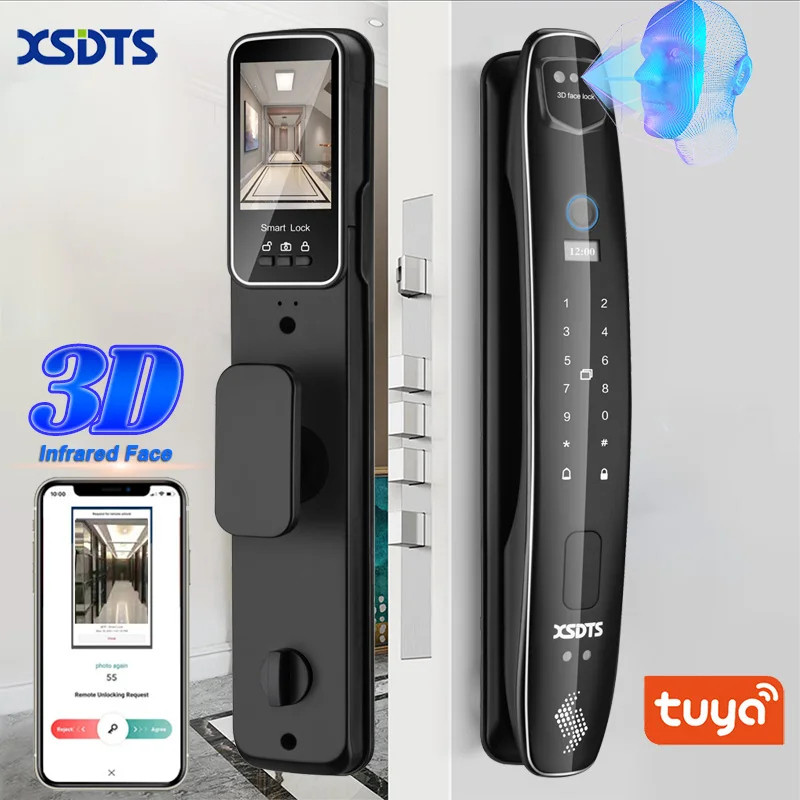 3D Face Smart Door Lock Security Camera Monitor Intelligent Fingerprint Password Biometric Electronic Key Unlock BestEbuys - The Best Daily Online Deals https://bestebuys.com/shop/3d-face-smart-door-lock-security-camera-monitor-intelligent-fingerprint-password-biometric-electronic-key-unlock/