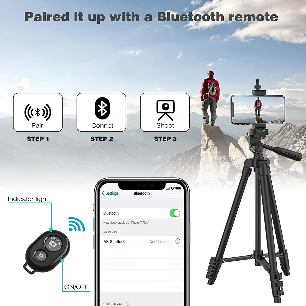 Phone Tripod 102cm Professional Video Recording DSLR Camera Photography Stand for Xiaomi HUAWEI iPhone Gopro with Selfie Remote BestEbuys - The Best Daily Online Deals https://bestebuys.com/shop/phone-tripod-102cm-professional-video-recording-dslr-camera-photography-stand-for-xiaomi-huawei-iphone-gopro-with-selfie-remote/