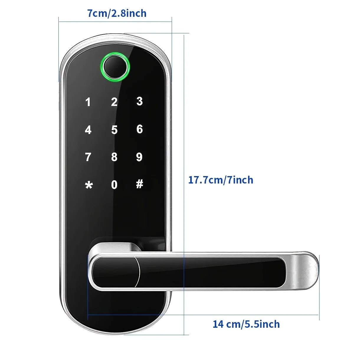 Smart Fingerprint Door Lock App Remote Control Keyless WIFI Digital Touchscreen Lock NFC IP67 Waterproof with 2 IC Cards BestEbuys - The Best Daily Online Deals https://bestebuys.com/shop/smart-fingerprint-door-lock-app-remote-control-keyless-wifi-digital-touchscreen-lock-nfc-ip67-waterproof-with-2-ic-cards/