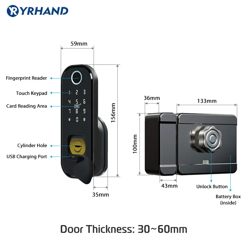 Tuya Fingerprint Door Lock Waterproof Outdoor Gate Bluetooth TT Lock Wifi Passcode IC Card Keyless Enter Electronic Lock BestEbuys - The Best Daily Online Deals https://bestebuys.com/shop/tuya-fingerprint-door-lock-waterproof-outdoor-gate-bluetooth-tt-lock-wifi-passcode-ic-card-keyless-enter-electronic-lock/