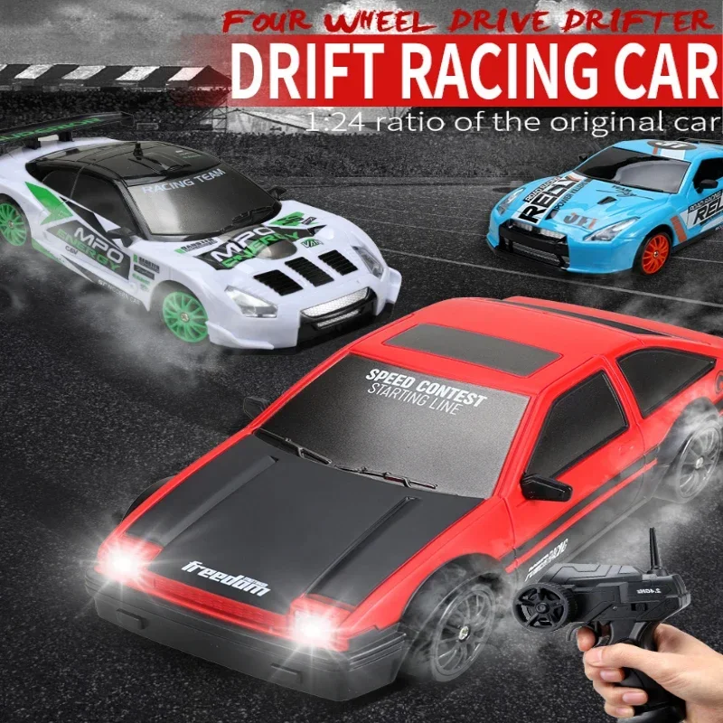 2.4G High speed Drift Rc Car 4WD Toy Remote Control AE86 Model GTR Vehicle Car RC Racing Cars Toy for Children Christmas Gifts BestEbuys - The Best Daily Online Deals https://bestebuys.com/shop/2-4g-high-speed-drift-rc-car-4wd-toy-remote-control-ae86-model-gtr-vehicle-car-rc-racing-cars-toy-for-children-christmas-gifts/