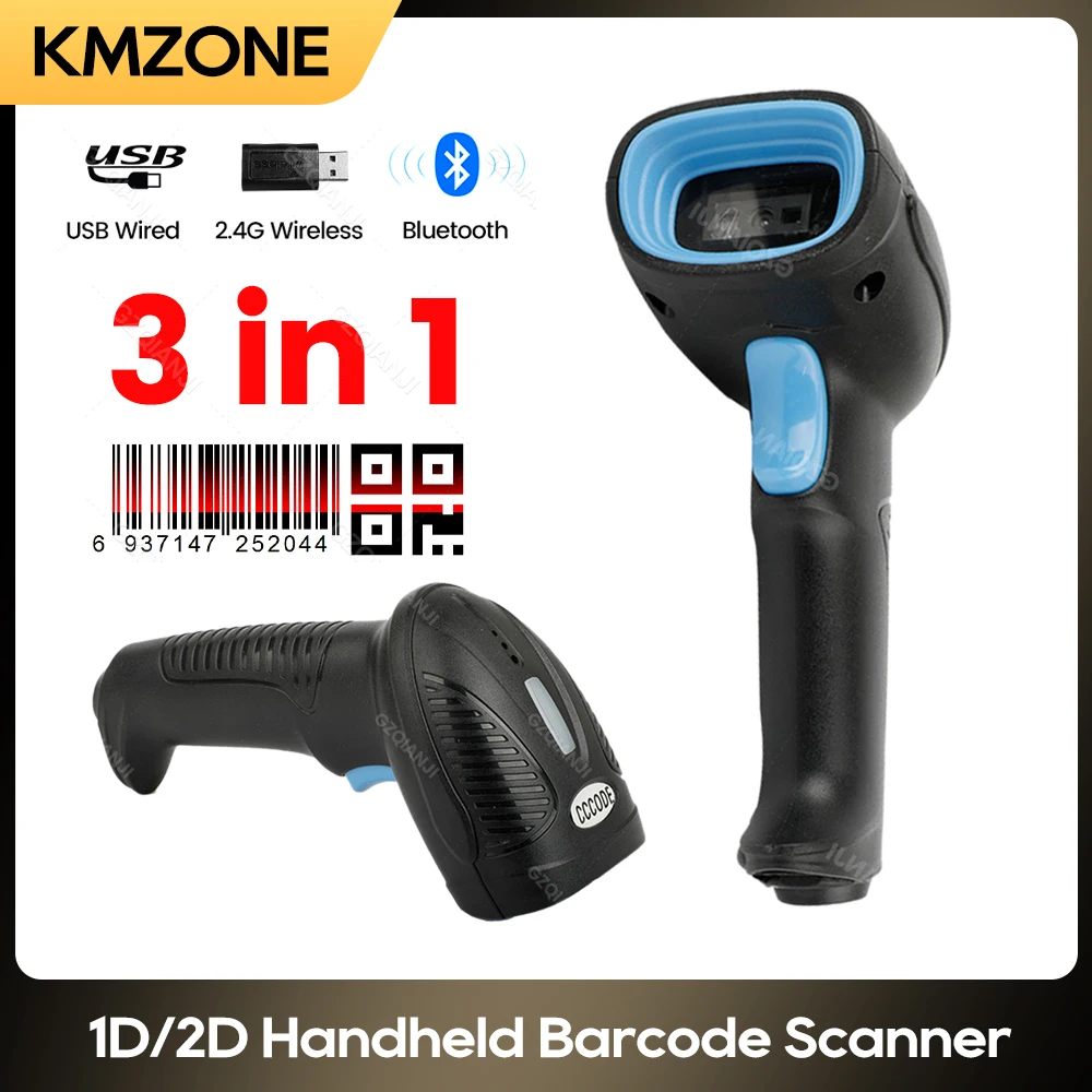2D QR Reader Scanner 1D/2D Handheld Barcode Scanner Bar Reader Portable qr Scanner USB Wireless 2.4G Bluetooth PDF417 DM Code BestEbuys - The Best Daily Online Deals https://bestebuys.com/shop/2d-qr-reader-scanner-1d-2d-handheld-barcode-scanner-bar-reader-portable-qr-scanner-usb-wireless-2-4g-bluetooth-pdf417-dm-code/