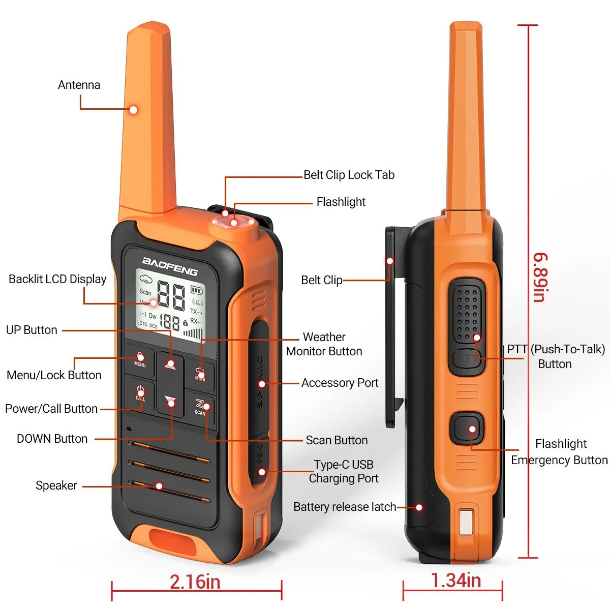2pcs Baofeng F22 Mini Walkie Talkie PMR FRS Long Range Rechargable Portable Kids Two Way Radio Type-C Charger for Camping Trip BestEbuys - The Best Daily Online Deals https://bestebuys.com/shop/2pcs-baofeng-f22-mini-walkie-talkie-pmr-frs-long-range-rechargable-portable-kids-two-way-radio-type-c-charger-for-camping-trip/