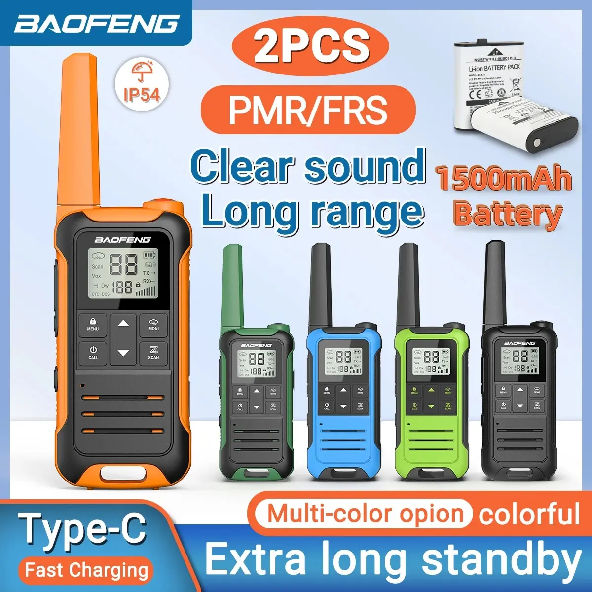 2pcs Baofeng F22 Mini Walkie Talkie PMR FRS Long Range Rechargable Portable Kids Two Way Radio Type-C Charger for Camping Trip BestEbuys - The Best Daily Online Deals https://bestebuys.com/shop/2pcs-baofeng-f22-mini-walkie-talkie-pmr-frs-long-range-rechargable-portable-kids-two-way-radio-type-c-charger-for-camping-trip/