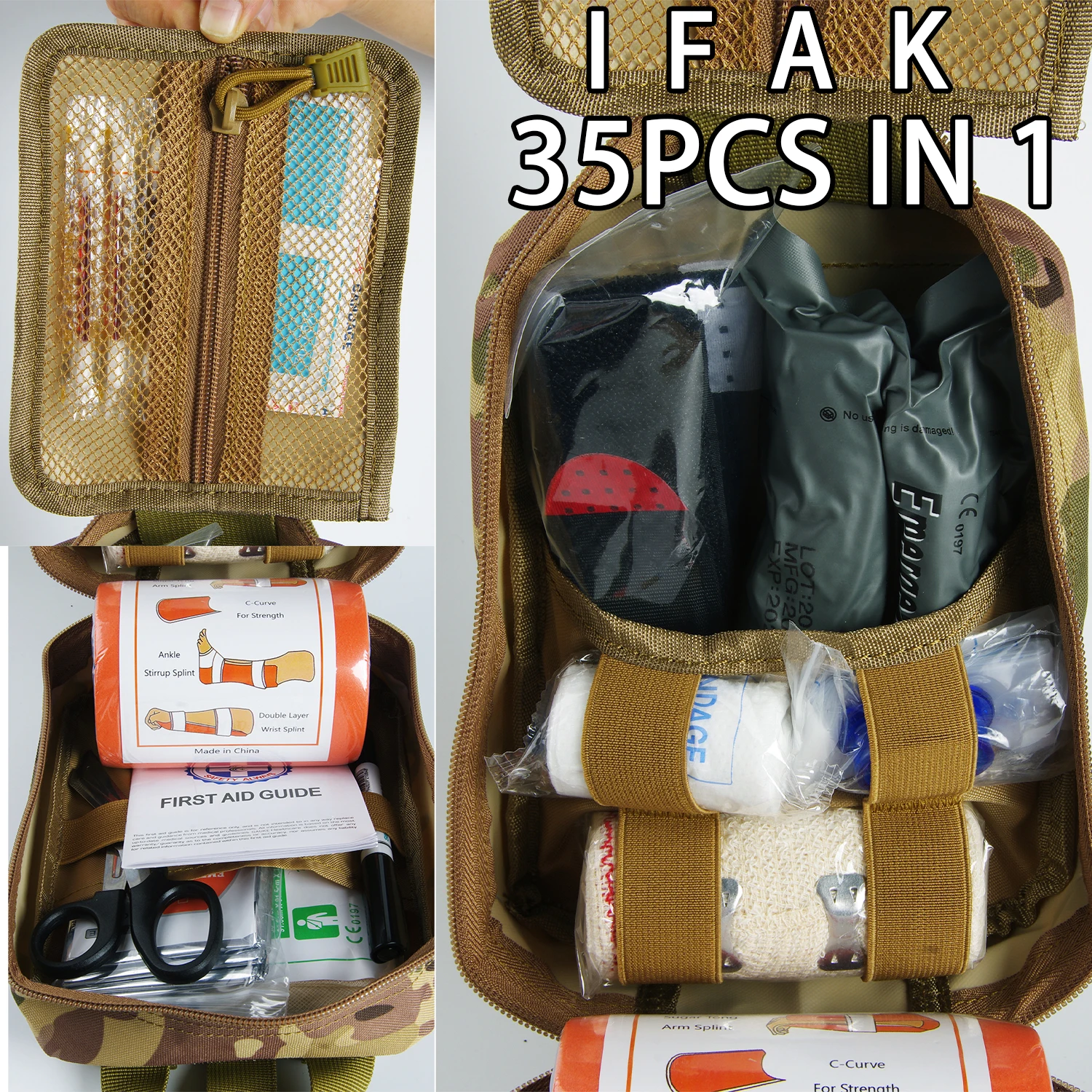 First Aid Kit Outdoor Survival Gear Molle Bag Medical Emergency IFAK Airway Military Tactical Tourniquet Bleeding Israel Bandage BestEbuys - The Best Daily Online Deals https://bestebuys.com/shop/first-aid-kit-outdoor-survival-gear-molle-bag-medical-emergency-ifak-airway-military-tactical-tourniquet-bleeding-israel-bandage/