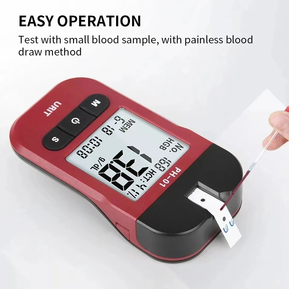 Hemoglobin Analysis Tester Meter Home Hb Analyzer Anemia Tester Strip Heme Test With 50 Test Paper Home Medical Instrument BestEbuys - The Best Daily Online Deals https://bestebuys.com/shop/hemoglobin-analysis-tester-meter-home-hb-analyzer-anemia-tester-strip-heme-test-with-50-test-paper-home-medical-instrument/