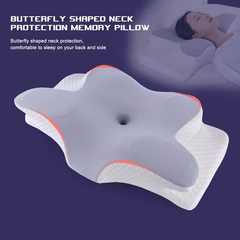 Memory Foam Pillows Butterfly Shaped Relaxing Cervical Slow Rebound Neck Pillow Pain Relief Sleeping Orthopedic Pillow Beding BestEbuys - The Best Daily Online Deals https://bestebuys.com/shop/memory-foam-pillows-butterfly-shaped-relaxing-cervical-slow-rebound-neck-pillow-pain-relief-sleeping-orthopedic-pillow-beding/