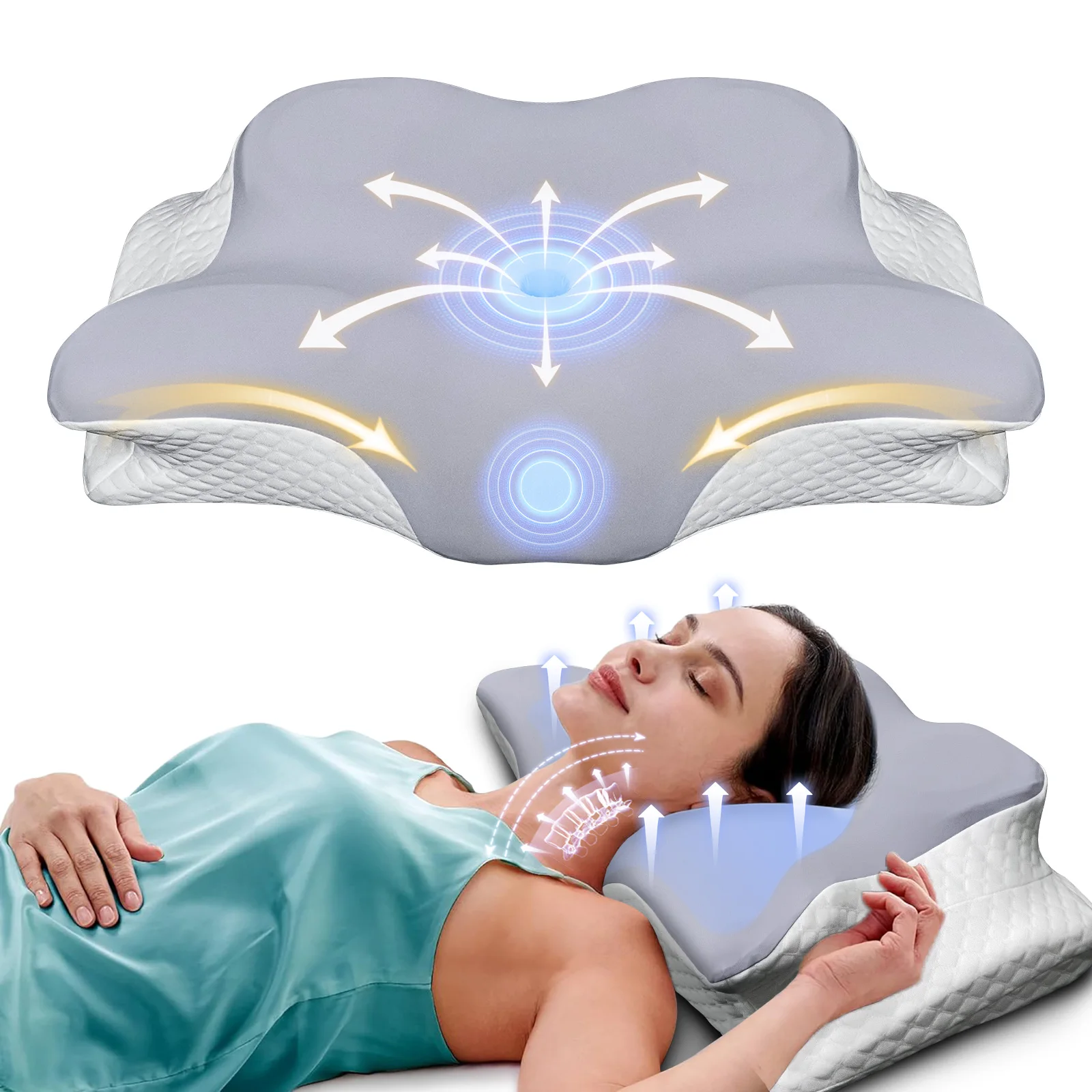 Memory Foam Pillows Butterfly Shaped Relaxing Cervical Slow Rebound Neck Pillow Pain Relief Sleeping Orthopedic Pillow Beding BestEbuys - The Best Daily Online Deals https://bestebuys.com/shop/memory-foam-pillows-butterfly-shaped-relaxing-cervical-slow-rebound-neck-pillow-pain-relief-sleeping-orthopedic-pillow-beding/