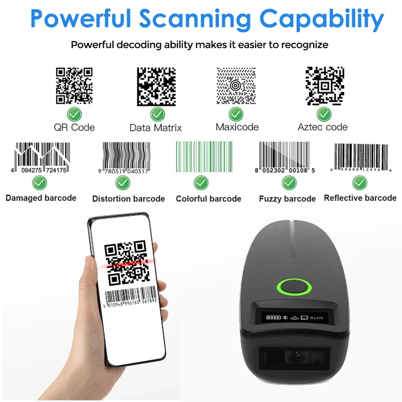 Mini Barcode Scanner USB Wired/Bluetooth/ 2.4G Wireless 1D 2D Scanner QR PDF417 EAN13 Data Matrix Bar code Reader BestEbuys - The Best Daily Online Deals https://bestebuys.com/shop/mini-barcode-scanner-usb-wired-bluetooth-2-4g-wireless-1d-2d-scanner-qr-pdf417-ean13-data-matrix-bar-code-reader/