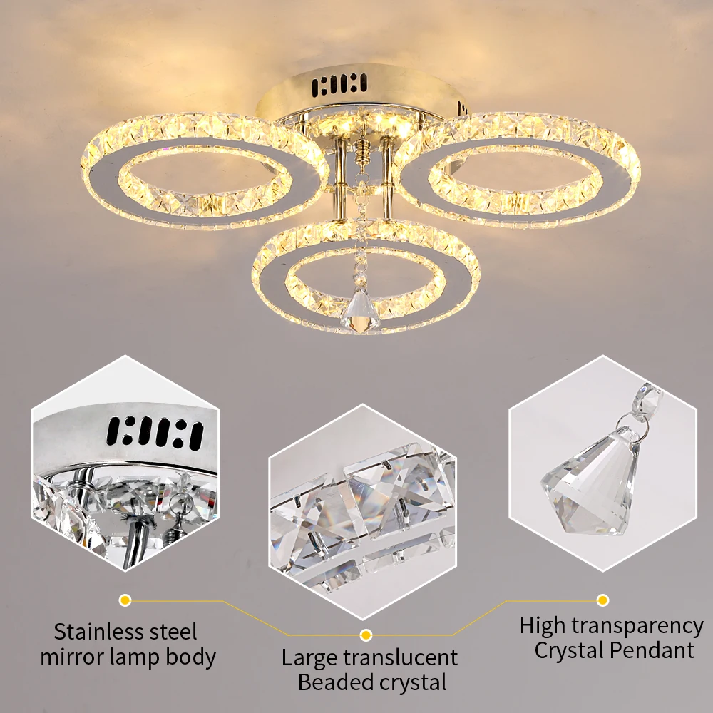 Modern K9 Crystal Led Rings Ceiling Lamp Chandelier Pendant Light Dimmable Luminaire Bedroom Living Dining Room Decor Fixture BestEbuys - The Best Daily Online Deals https://bestebuys.com/shop/modern-k9-crystal-led-rings-ceiling-lamp-chandelier-pendant-light-dimmable-luminaire-bedroom-living-dining-room-decor-fixture/
