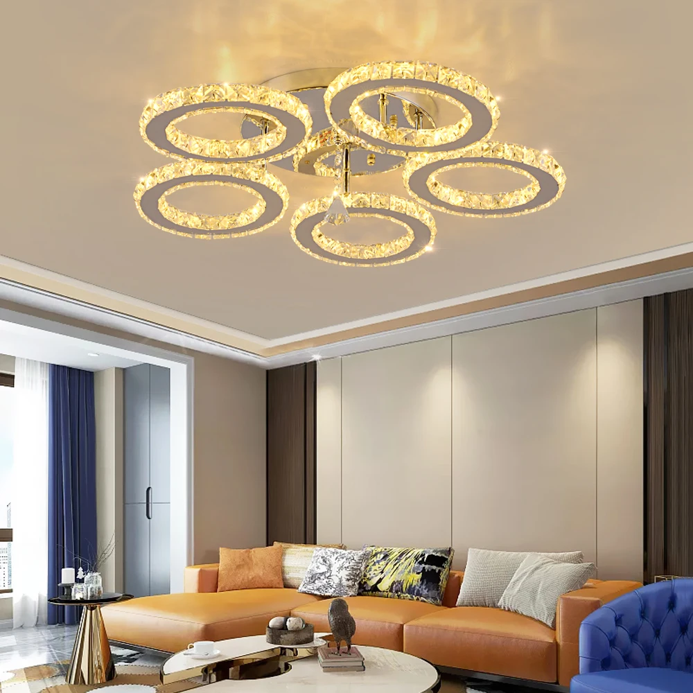 Modern K9 Crystal Led Rings Ceiling Lamp Chandelier Pendant Light Dimmable Luminaire Bedroom Living Dining Room Decor Fixture BestEbuys - The Best Daily Online Deals https://bestebuys.com/shop/modern-k9-crystal-led-rings-ceiling-lamp-chandelier-pendant-light-dimmable-luminaire-bedroom-living-dining-room-decor-fixture/