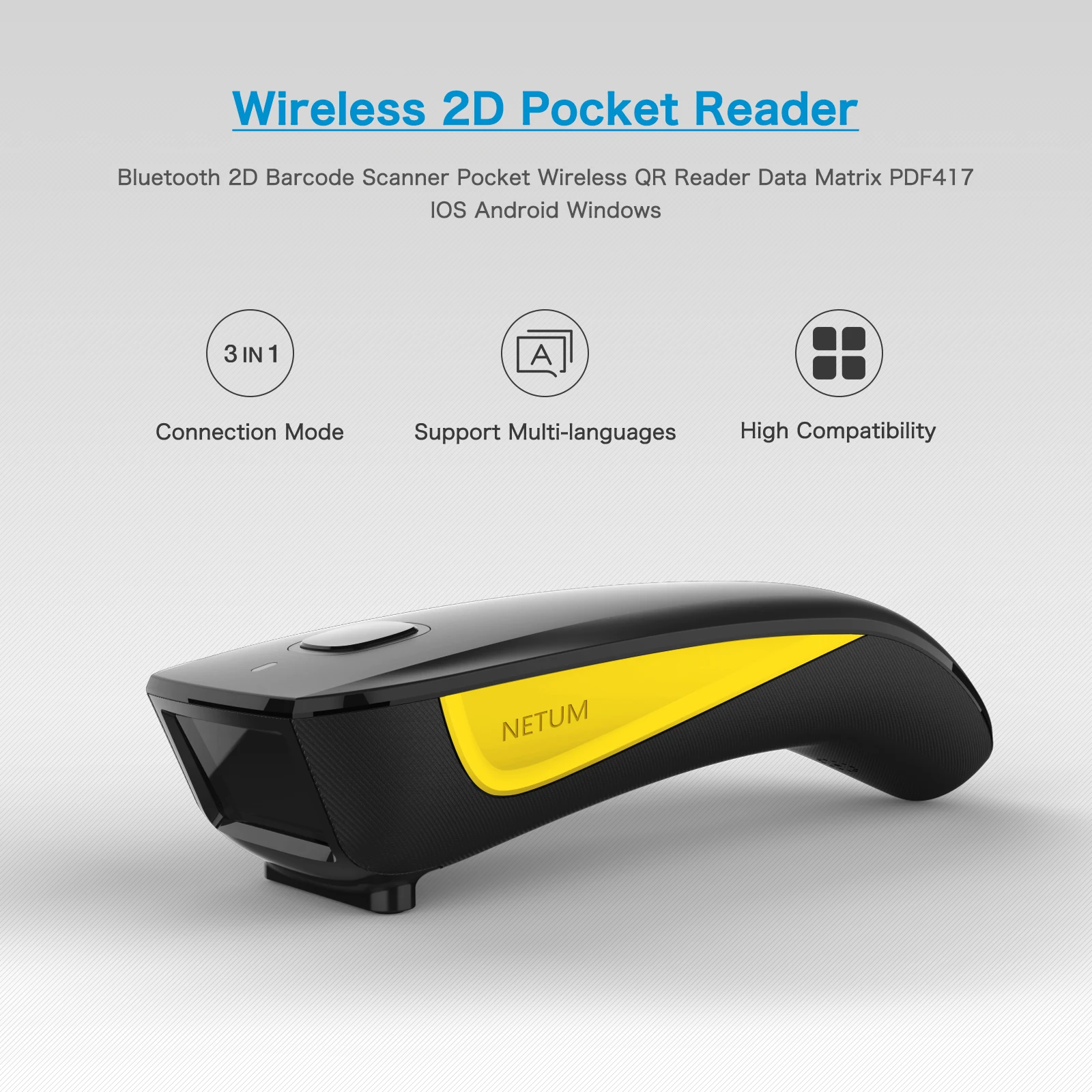 NETUM C750 Bluetooth Wireless 2D Barcode Scanner Pocket QR Bar code Reader PDF417 for Tobacco Garment mobile payment Industry BestEbuys - The Best Daily Online Deals https://bestebuys.com/shop/netum-c750-bluetooth-wireless-2d-barcode-scanner-pocket-qr-bar-code-reader-pdf417-for-tobacco-garment-mobile-payment-industry/