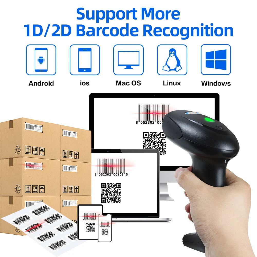 NEW Barcode Scanner 1D/2D Data Matrix Bar Code Scanner Wired/Wireless/Bluetooth Supermarket Industry Handheld Bar Code Reader BestEbuys - The Best Daily Online Deals https://bestebuys.com/shop/new-barcode-scanner-1d-2d-data-matrix-bar-code-scanner-wired-wireless-bluetooth-supermarket-industry-handheld-bar-code-reader/
