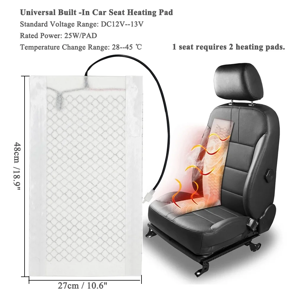 New Build-in Car Seat Heater 12V 25W Carbon Fiber Heating Pads 3-Level Dual Control Switches with Harness for Auto Accessories BestEbuys - The Best Daily Online Deals https://bestebuys.com/shop/new-build-in-car-seat-heater-12v-25w-carbon-fiber-heating-pads-3-level-dual-control-switches-with-harness-for-auto-accessories/