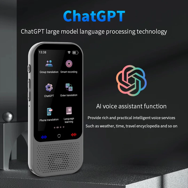 Portable Translation Machine S80 Pro ChatGPT Real-Time Languages Translate Smart Voice Photo Text Recording Translator Device BestEbuys - The Best Daily Online Deals https://bestebuys.com/shop/portable-translation-machine-s80-pro-chatgpt-real-time-languages-translate-smart-voice-photo-text-recording-translator-device/