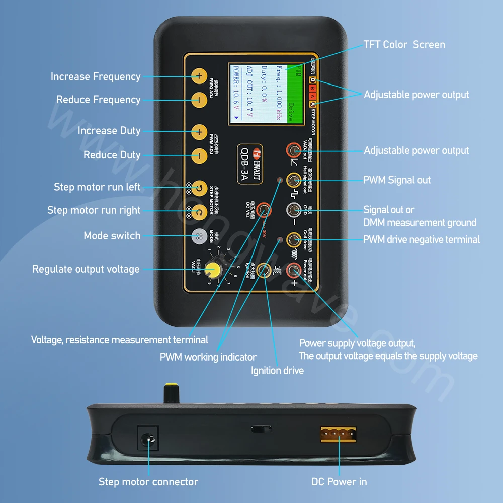 QDB-3A 2A Auto Ignition Coil Tester Car Idle Stepper Motor Solenoid Valve Injector Actuator Fault Detector Driver PWM Generator BestEbuys - The Best Daily Online Deals https://bestebuys.com/shop/qdb-3a-2a-auto-ignition-coil-tester-car-idle-stepper-motor-solenoid-valve-injector-actuator-fault-detector-driver-pwm-generator/