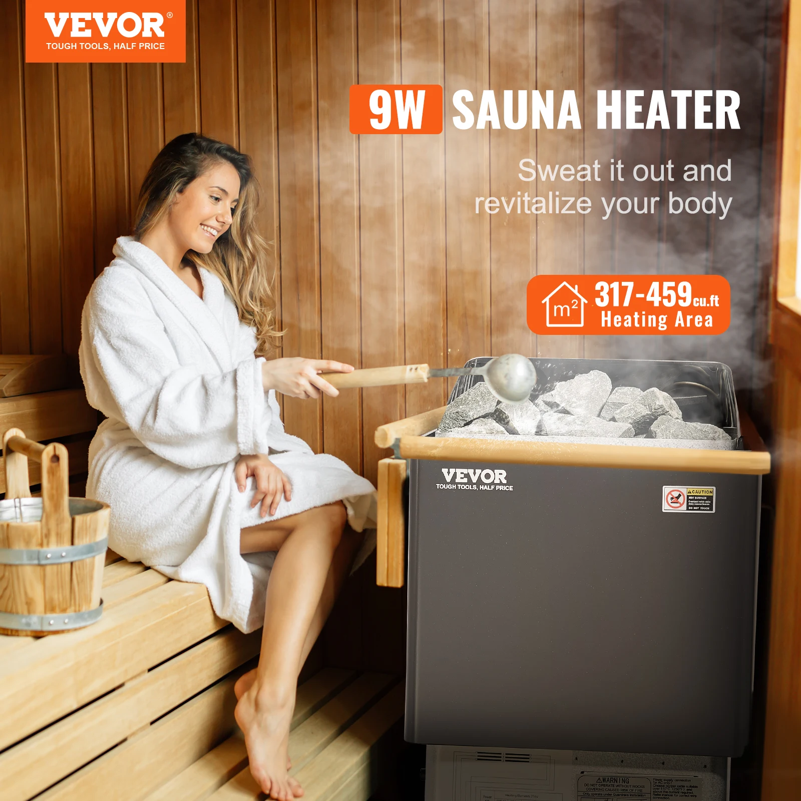 VEVOR Sauna Heater 3/4.5/6/9KW 220V Electric Sauna Stove Steam Bath Sauna Heater for Max. 317-459 Cubic Feet Home Hotel Spa BestEbuys - The Best Daily Online Deals https://bestebuys.com/shop/vevor-sauna-heater-3-4-5-6-9kw-220v-electric-sauna-stove-steam-bath-sauna-heater-for-max-317-459-cubic-feet-home-hotel-spa/