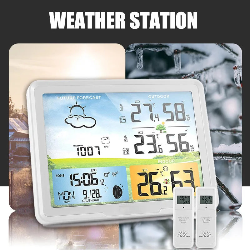 Weather Station Wireless Digital Indoor Outdoor Forecast With 2 Sensors Hygrometer Humidity Temperature Home Weather Monitor BestEbuys - The Best Daily Online Deals https://bestebuys.com/shop/weather-station-wireless-digital-indoor-outdoor-forecast-with-2-sensors-hygrometer-humidity-temperature-home-weather-monitor/