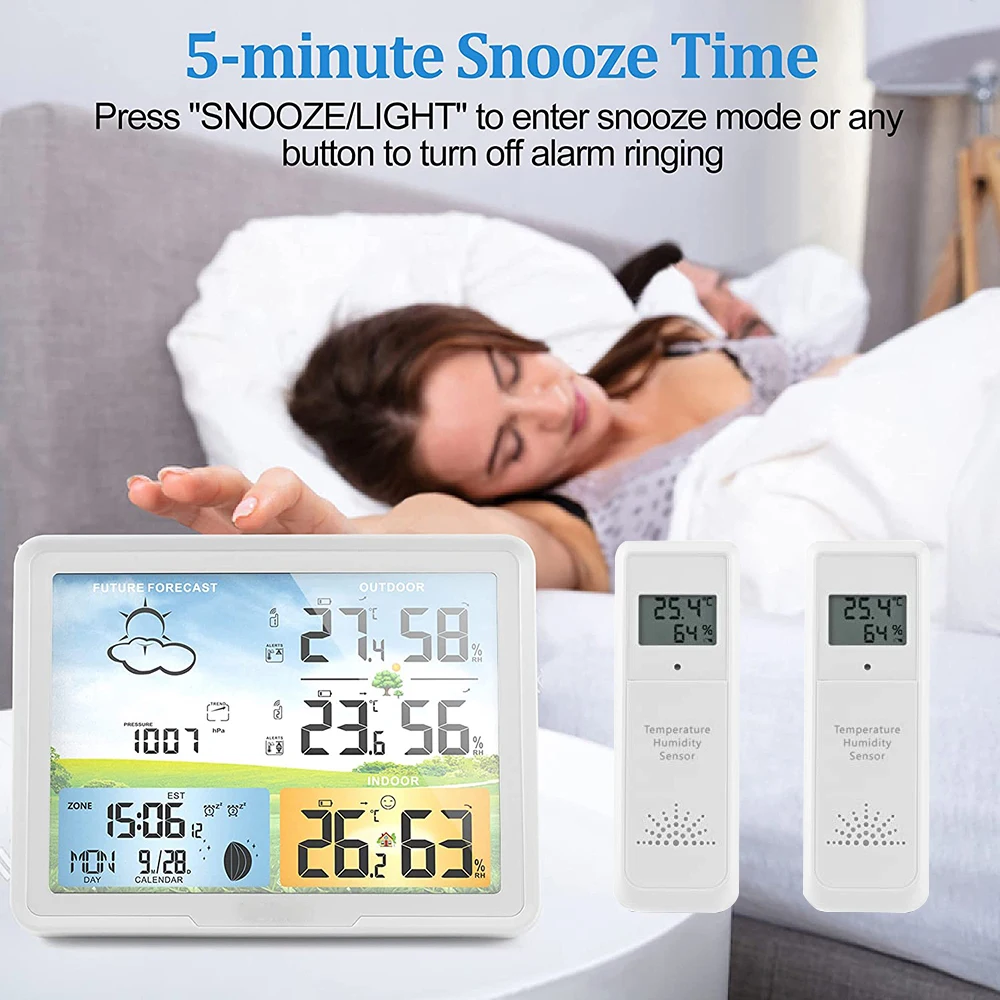 Weather Station Wireless Digital Indoor Outdoor Forecast With 2 Sensors Hygrometer Humidity Temperature Home Weather Monitor BestEbuys - The Best Daily Online Deals https://bestebuys.com/shop/weather-station-wireless-digital-indoor-outdoor-forecast-with-2-sensors-hygrometer-humidity-temperature-home-weather-monitor/