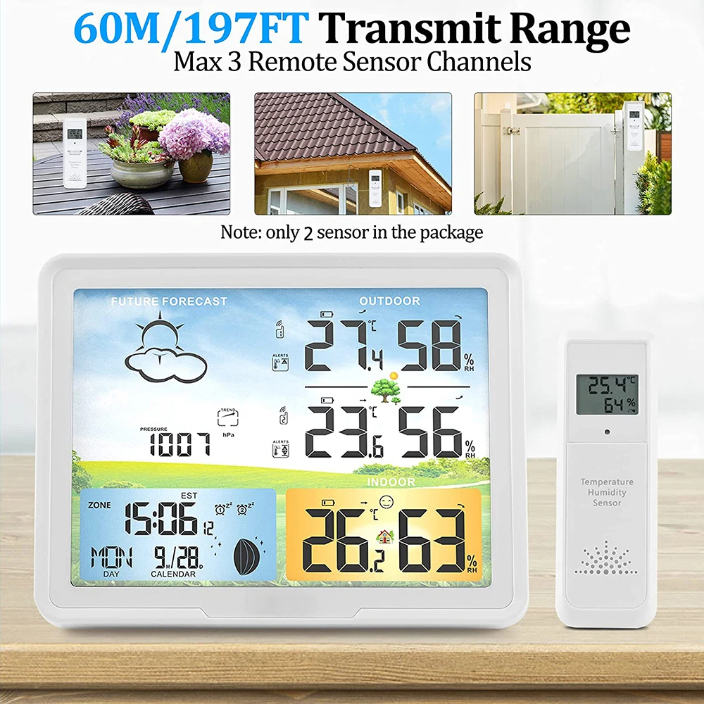 Weather Station Wireless Digital Indoor Outdoor Forecast With 2 Sensors Hygrometer Humidity Temperature Home Weather Monitor BestEbuys - The Best Daily Online Deals https://bestebuys.com/shop/weather-station-wireless-digital-indoor-outdoor-forecast-with-2-sensors-hygrometer-humidity-temperature-home-weather-monitor/