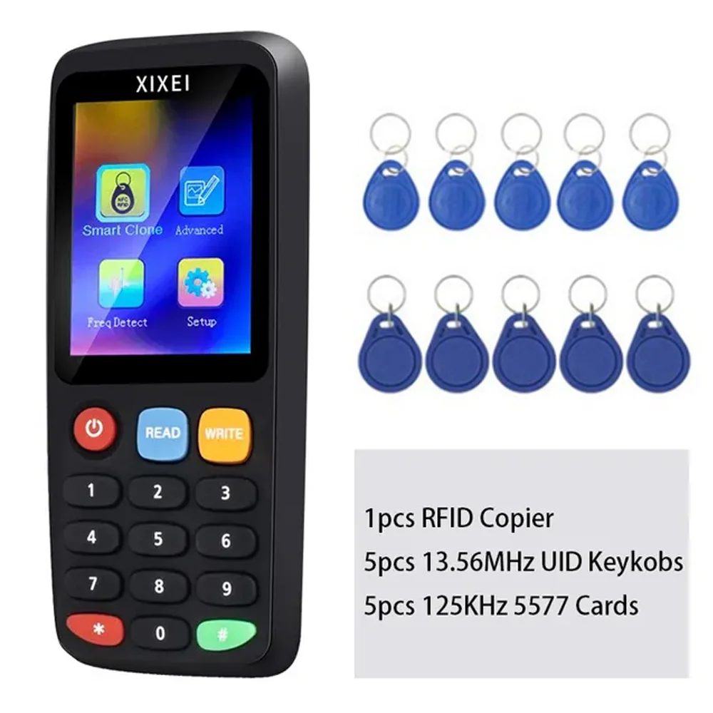 X7 RFID Smart Chip Reader IC ID Token Clone Copier 125Khz Badge Writer 13.56Mhz Tag Duplicator NFC Key Ntag215 Programmer BestEbuys - The Best Daily Online Deals https://bestebuys.com/shop/x7-rfid-smart-chip-reader-ic-id-token-clone-copier-125khz-badge-writer-13-56mhz-tag-duplicator-nfc-key-ntag215-programmer/