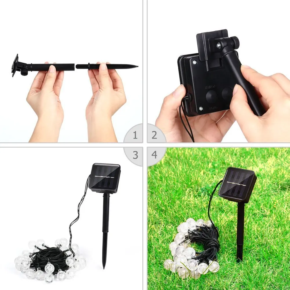 20～100 LED Solar Light Outdoor IP65 Waterproof String Fairy Lamps Solar Garden Garlands Christmas Decoration 12M BestEbuys - The Best Daily Online Deals https://bestebuys.com/shop/20%ef%bd%9e100-led-solar-light-outdoor-ip65-waterproof-string-fairy-lamps-solar-garden-garlands-christmas-decoration-12m/