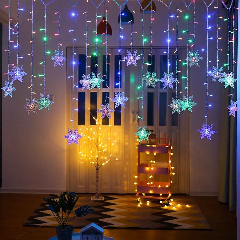 3.2M Christmas Snowflakes LED String Lights Flashing Fairy Curtain Lights Waterproof For Holiday Party Wedding Xmas Decoration BestEbuys - The Best Daily Online Deals https://bestebuys.com/shop/3-2m-christmas-snowflakes-led-string-lights-flashing-fairy-curtain-lights-waterproof-for-holiday-party-wedding-xmas-decoration/