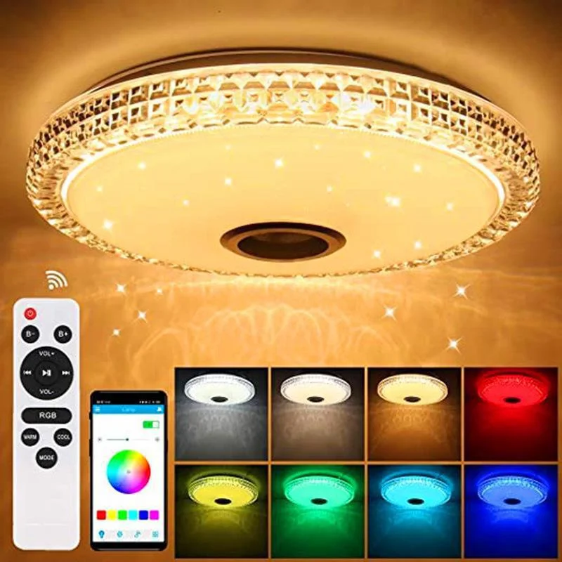 36W Smart Ceiling Lamp LED Ceiling Light RGB LED Lights Dimmable APP Control bluetooth Home Bedroom Living Room Ambient Light BestEbuys - The Best Daily Online Deals https://bestebuys.com/36w-smart-ceiling-lamp-led-ceiling-light-rgb-led-lights-dimmable-app-control-bluetooth-home-bedroom-living-room-ambient-light/