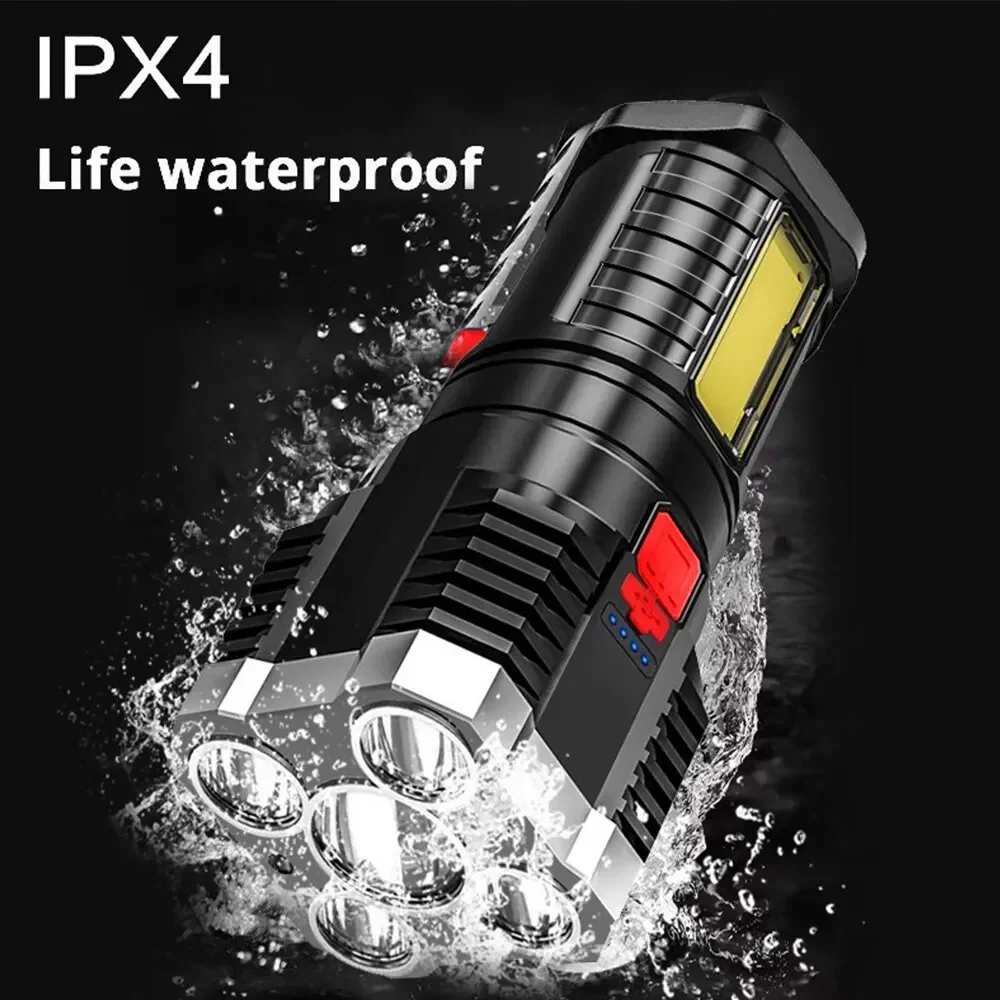 5LED High Power Led Flashlights Rechargeable Camping Spotlight with Side Light 3 Lighting Modes for Camping Adventure Outdoor BestEbuys - The Best Daily Online Deals https://bestebuys.com/shop/5led-high-power-led-flashlights-rechargeable-camping-spotlight-with-side-light-3-lighting-modes-for-camping-adventure-outdoor/