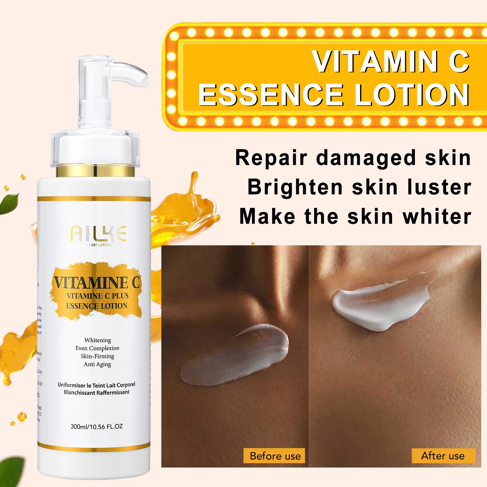 AILKE Vitamin C Skin Care Lightening Body Lotion, Even Skin Tone Cream, Regenerae Serum BestEbuys - The Best Daily Online Deals https://bestebuys.com/shop/ailke-vitamin-c-skin-care-lightening-body-lotion-even-skin-tone-cream-regenerae-serum/