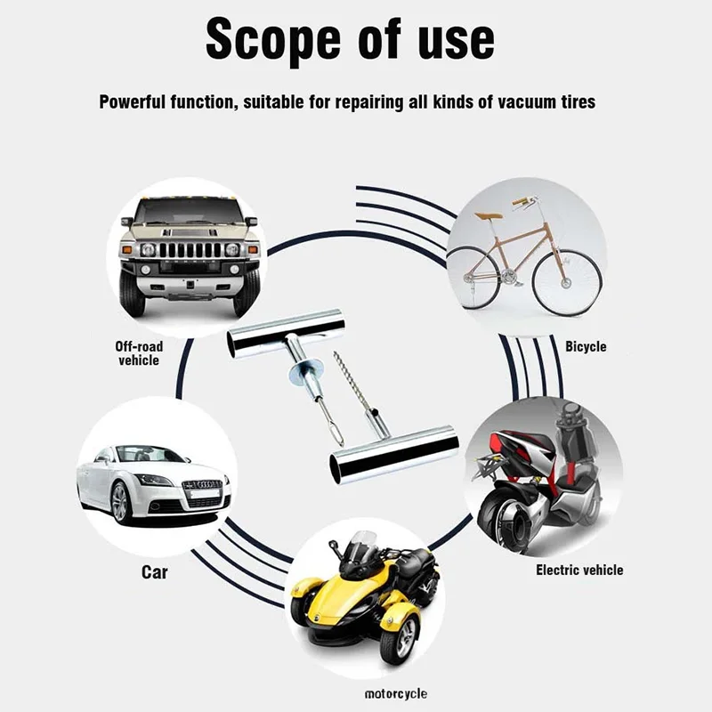 Auto Tire Repair Set Puncture Repair Tools Car Van Motorcycle Bike Emergency Heavy D Uty Tubeless Tire Repair Rivet Set BestEbuys - The Best Daily Online Deals https://bestebuys.com/shop/auto-tire-repair-set-puncture-repair-tools-car-van-motorcycle-bike-emergency-heavy-d-uty-tubeless-tire-repair-rivet-set/