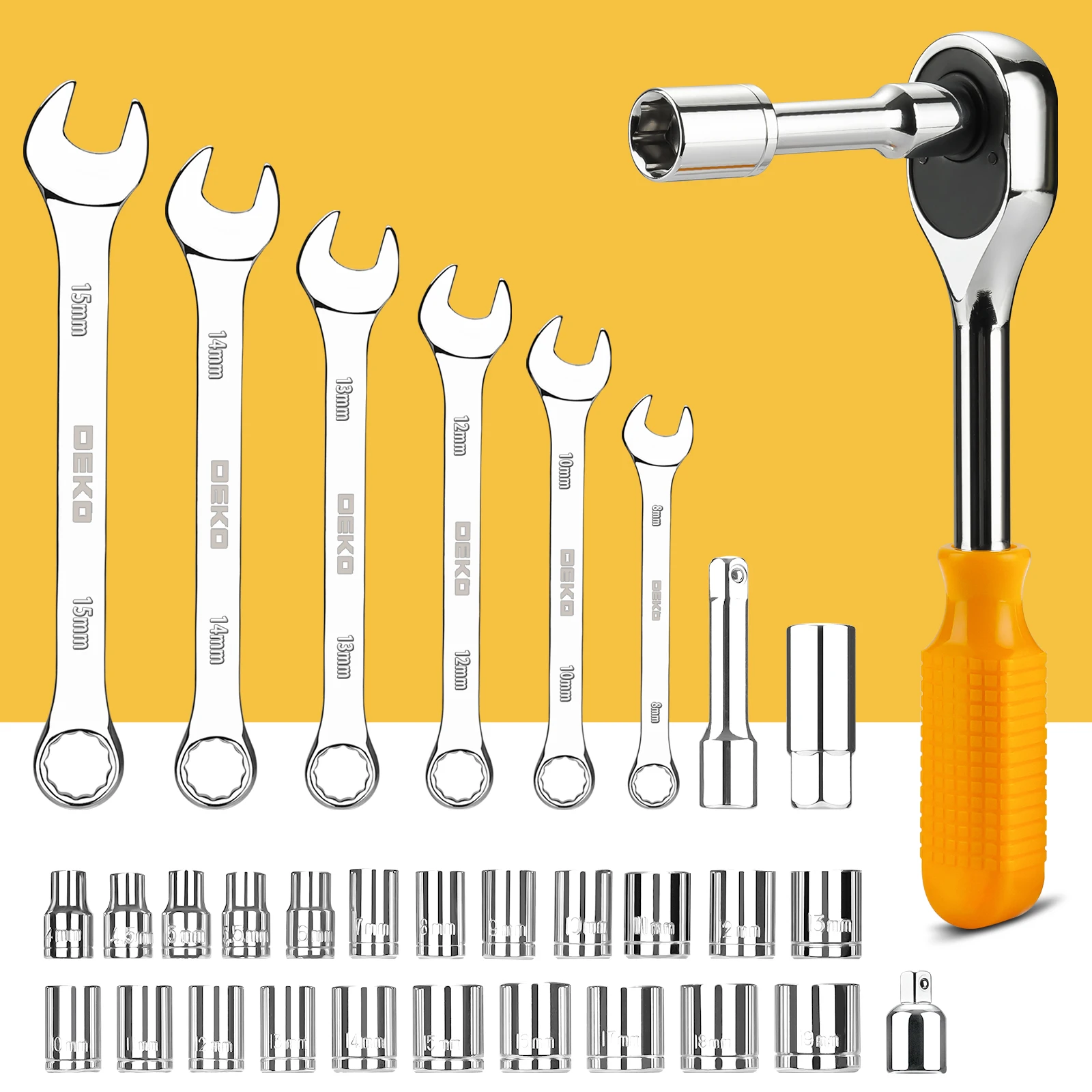 DEKO 228Pcs Socket Wrench Auto Repair Tool Combination Package Mixed Tool Set Hand Tool Kit with Plastic Toolbox Storage Case BestEbuys - The Best Daily Online Deals https://bestebuys.com/shop/deko-228pcs-socket-wrench-auto-repair-tool-combination-package-mixed-tool-set-hand-tool-kit-with-plastic-toolbox-storage-case/