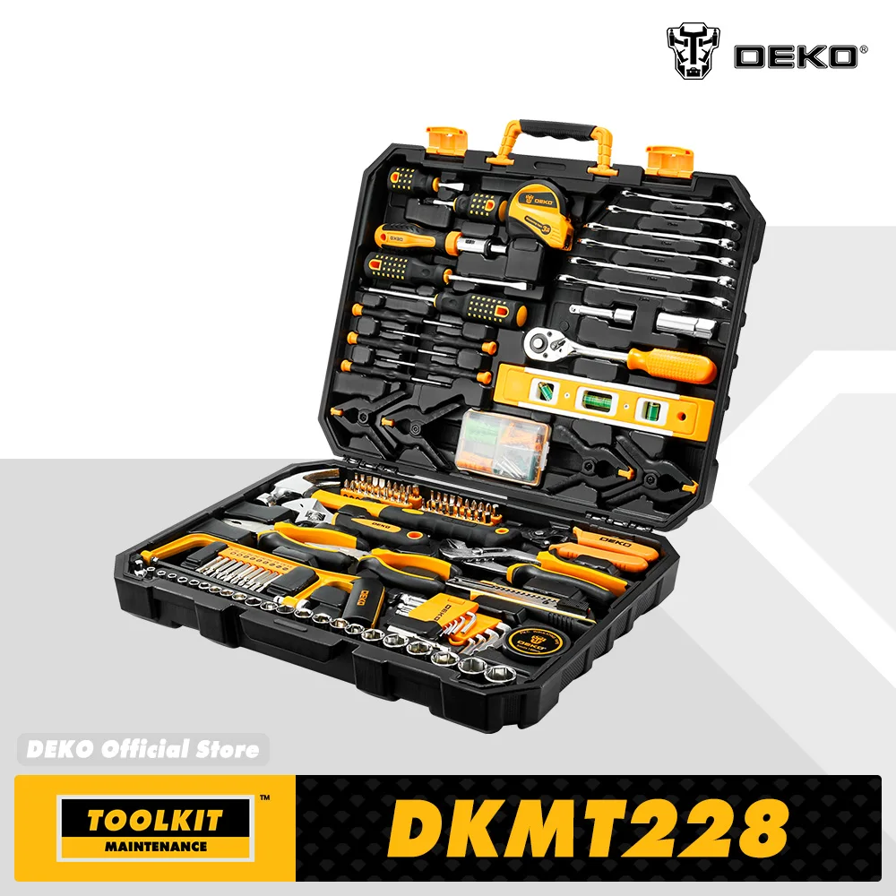 DEKO 228Pcs Socket Wrench Auto Repair Tool Combination Package Mixed Tool Set Hand Tool Kit with Plastic Toolbox Storage Case BestEbuys - The Best Daily Online Deals https://bestebuys.com/shop/deko-228pcs-socket-wrench-auto-repair-tool-combination-package-mixed-tool-set-hand-tool-kit-with-plastic-toolbox-storage-case/