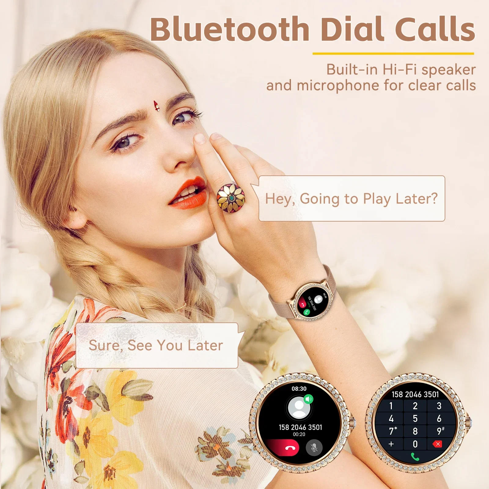 EIGIIS New Smart Watch Women I58 1.32-inch HD Screen Fashion Sports Watches Bluetooth Call Health Monitor IP67 Life Waterproof BestEbuys - The Best Daily Online Deals https://bestebuys.com/shop/eigiis-new-smart-watch-women-i58-1-32-inch-hd-screen-fashion-sports-watches-bluetooth-call-health-monitor-ip67-life-waterproof/