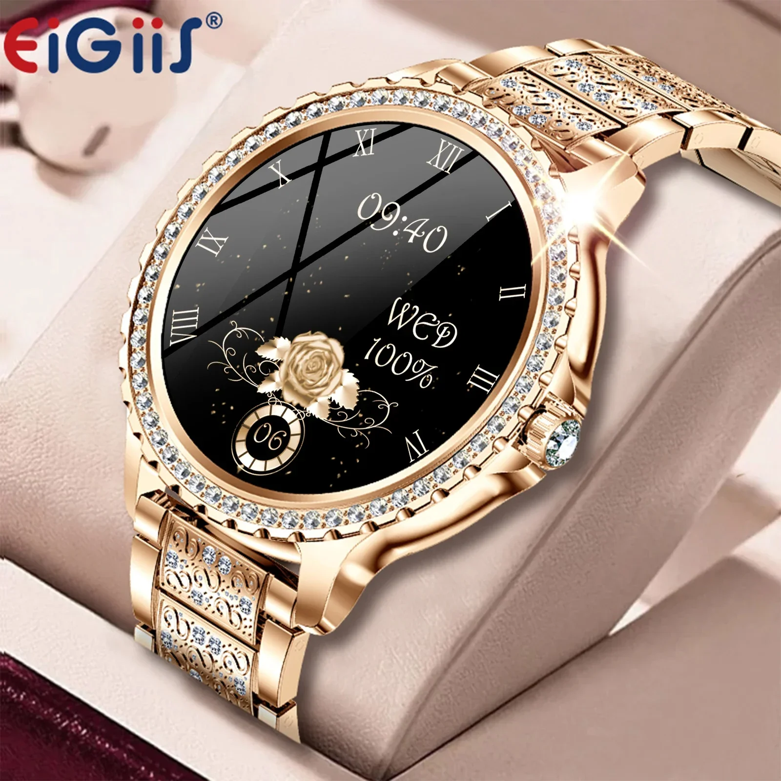 EIGIIS New Smart Watch Women I58 1.32-inch HD Screen Fashion Sports Watches Bluetooth Call Health Monitor IP67 Life Waterproof BestEbuys - The Best Daily Online Deals https://bestebuys.com/shop/eigiis-new-smart-watch-women-i58-1-32-inch-hd-screen-fashion-sports-watches-bluetooth-call-health-monitor-ip67-life-waterproof/