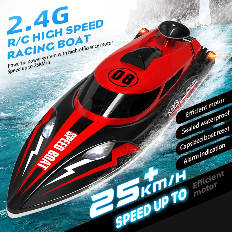 HJ808 RC Battery Boat 2.4Ghz 25km/h High-Speed Remote Control Racing Ship Water Speed Boat Children Model Toy BestEbuys - The Best Daily Online Deals https://bestebuys.com/shop/hj808-rc-battery-boat-2-4ghz-25km-h-high-speed-remote-control-racing-ship-water-speed-boat-children-model-toy/