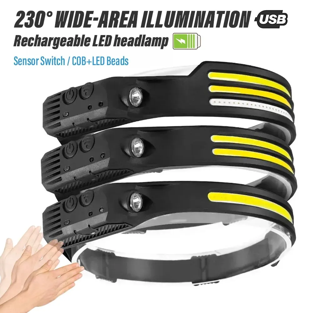 Induction Headlamp COB LED Sensor Head Lamp Built-in Battery Flashlight USB Rechargeable Head Torch 5 Lighting Modes Headlight BestEbuys - The Best Daily Online Deals https://bestebuys.com/shop/induction-headlamp-cob-led-sensor-head-lamp-built-in-battery-flashlight-usb-rechargeable-head-torch-5-lighting-modes-headlight/