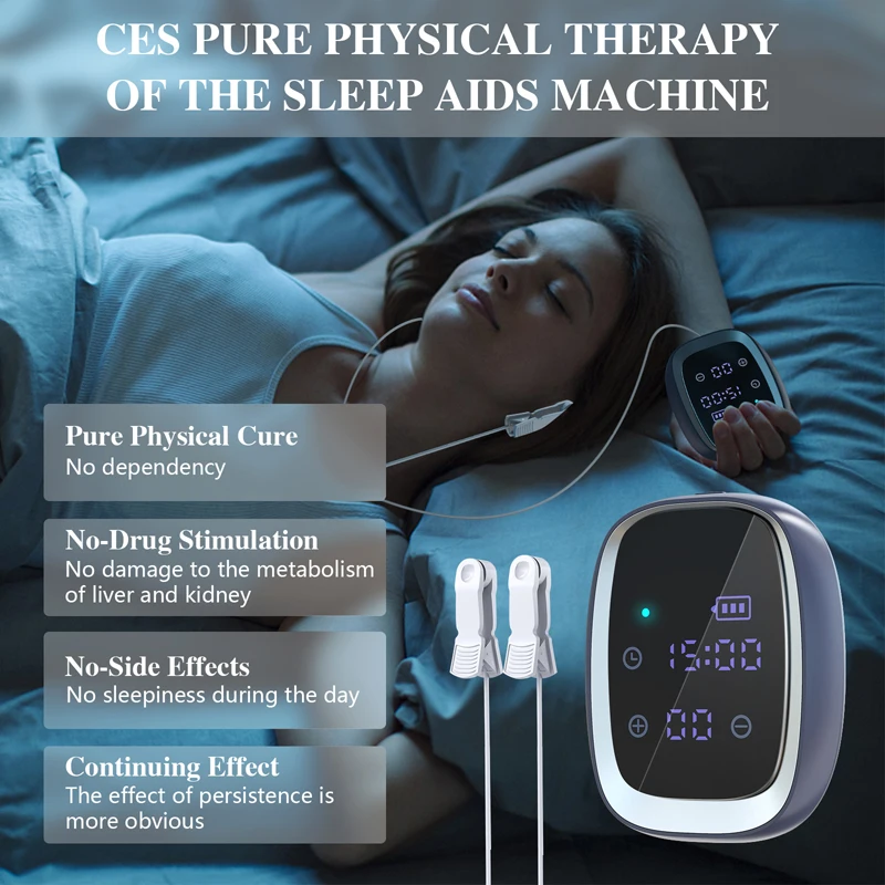 KTS Sleep Aid Device CES Stimulation Therapy 600mAh Hand-held Anxiety Depression Fast Sleep Instrument Sleeper Therapy Insomnia BestEbuys - The Best Daily Online Deals https://bestebuys.com/shop/kts-sleep-aid-device-ces-stimulation-therapy-600mah-hand-held-anxiety-depression-fast-sleep-instrument-sleeper-therapy-insomnia/