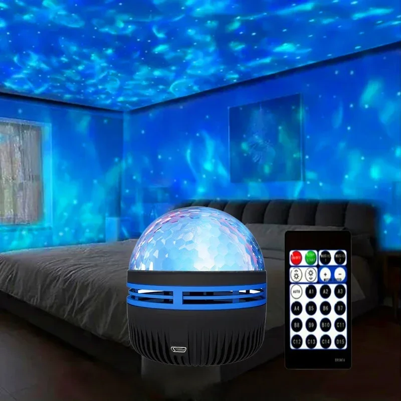 LED Starry Night Sky Projector Aurora USB Remote Control RGB Galaxy Light 7 Modes for Home Bedroom Game Room Party Decoration BestEbuys - The Best Daily Online Deals https://bestebuys.com/shop/led-starry-night-sky-projector-aurora-usb-remote-control-rgb-galaxy-light-7-modes-for-home-bedroom-game-room-party-decoration/