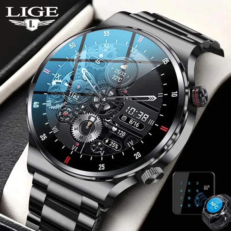 LIGE ECG+PPG Bluetooth Call Smart Watch 2023 Men AMOLED Full Touch Sports NFC Watches Men Smartwatch Waterproof For Android Ios BestEbuys - The Best Daily Online Deals https://bestebuys.com/shop/lige-ecgppg-bluetooth-call-smart-watch-2023-men-amoled-full-touch-sports-nfc-watches-men-smartwatch-waterproof-for-android-ios/